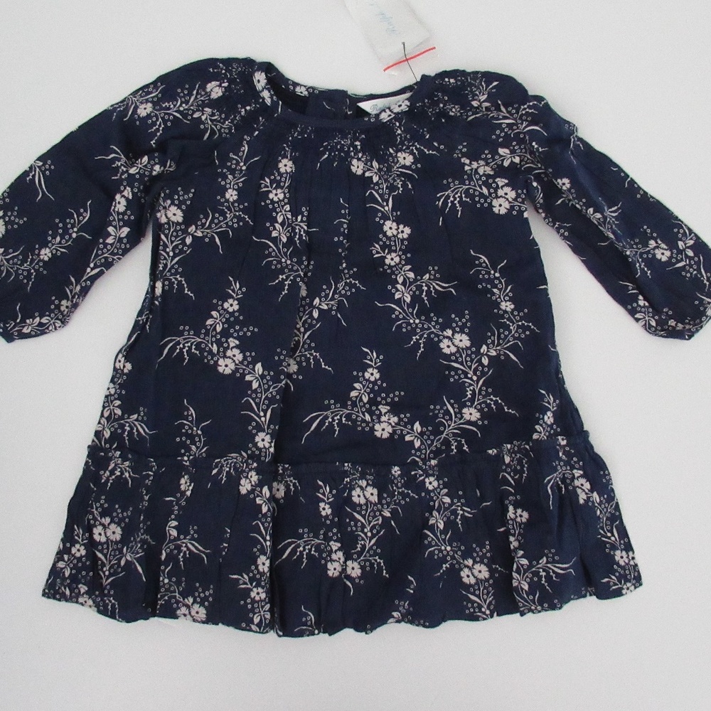 Ralph Lauren Infant Navy Blue Floral Dress Set NEW - Picture 3 of 7
